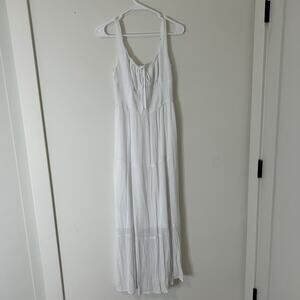 ganni blue maxi dress Shiny Taffeta Long Dress